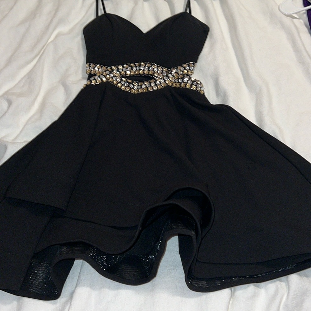 black formal dress